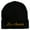 Black, variant on Los Angeles Embroidered Long Cuff Beanie - Yellow OSFM
