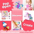 thumbnail image 3 of Craft Box Mumaloo Unicorn con 10 proyectos de arte para niños de 4 a 8 años, 3 of 7