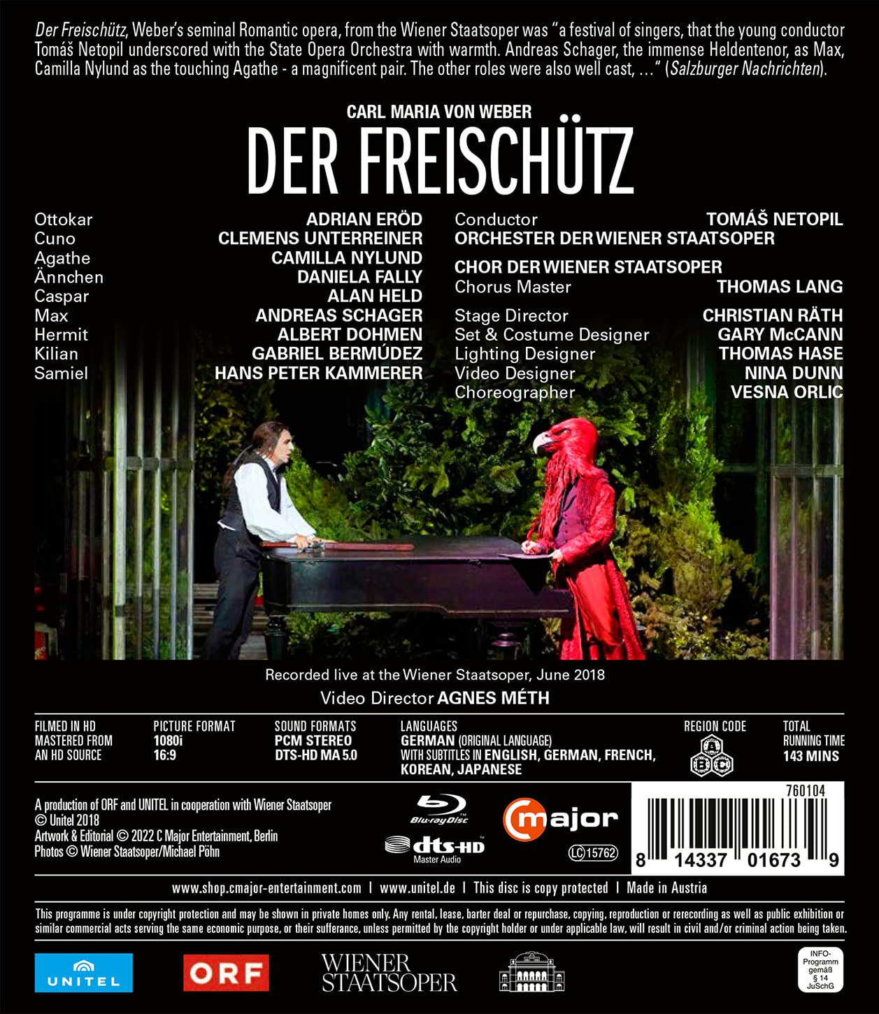 C Major - Der Freischutz [BLU-RAY]