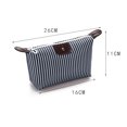 thumbnail image 1 of Bolsas de cosméticos con rayas de nailon paquete de maquillaje plegable con forma de bola de masa hervida para mujeres y niñas Sywqhk Cuidado Belleza, 1 of 6