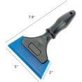 thumbnail image 2 of Heavy Duty Car Windshield Squeegee Rubber Shower Squeegee Water Blade Ice Scraper Rubber Squeegee Glass Wiper with Non-Slip Handle for Bathroom Cleaning, Window Tinting, 8Inch, 2 of 6
