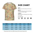 thumbnail image 2 of Wukai Retro Geometry Youth Unisex Short Sleeve T-Shirt for Boys, Girls, Teens, and Kids-Large, 2 of 7