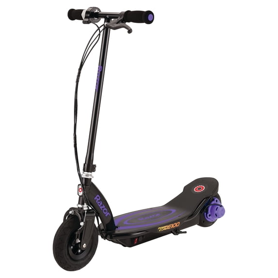 Restored Razor Power Core E100 Electric Hub Motor Scooter - Purple (Refurbished)