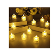 thumbnail image 3 of 48 Pzs Velas Cristal Led Para Decorar Fiestas Boda Led Xtellar amarillo, 3 of 4