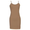 thumbnail image 1 of Camisole Longue Fine à Bretelles pour Femmes - Beige, 1 of 1
