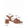 thumbnail image 2 of London Rag ELISKA Strappy Square Toe Women Block Heels, 2 of 10