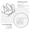 thumbnail image 2 of 40th Birthday Tiara Crystal Rhinestone Birthday Tiara Queen Crowns Headband With Hair Combs Clip, 2 of 7