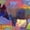 Buffalo, variant on Elephant Stock Royal Bengal Tiger Wall Art - Horizontal Multi Panel Canvas - Living Room Wall Decor - Animal Multi Panel - Orange And Purple Decor By Richard Wallich - 74" x 48"