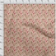 thumbnail image 4 of oneOone Silk Tabby Peach Fabric Batik Quilting Supplies Print Sewing Fabric By The Yard 42 Inch Wide, 4 of 5