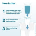 thumbnail image 4 of Kit básico de filtros recargables y dispensadores Brita Pitchers, 4 of 8