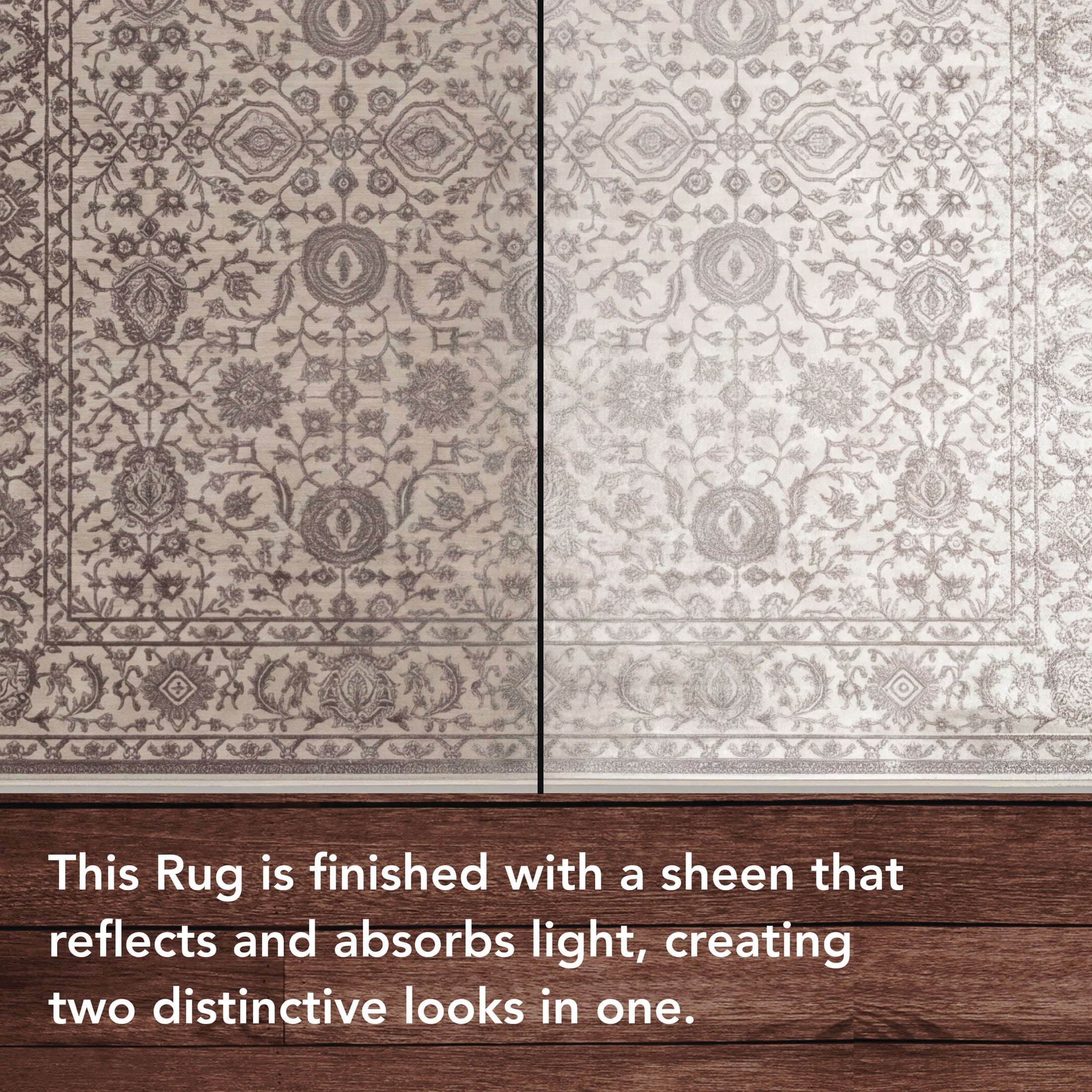 CHI Asbury Grey/Blue 6'6" x 9'6" Area Rug