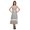 White4, variant on Moomaya Printed Adjustable Shoulder Strap Women Casual Sleeveless Long Dress