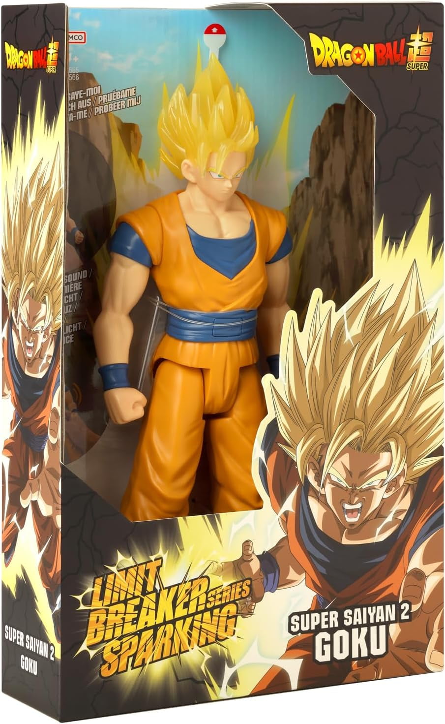 Limit Breaker Series Sparking - Dragon Ball - Super Saiyan 2 Goku, Light Up 12" Action Figure