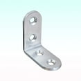 thumbnail image 2 of Miangastore Support d'Angle pour Meubles en Acier Inoxydable Support Rond Accessoires à Angle Droit 90 Degrés Étagère Fixe Argent, 2 of 8
