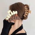 thumbnail image 2 of Pinza acrílica para el pelo para mujer, horquillas de color café y negro con forma de tiburón, accesorios para el cabello de moda coreana para regalo, novedad de 2022, 2 of 4