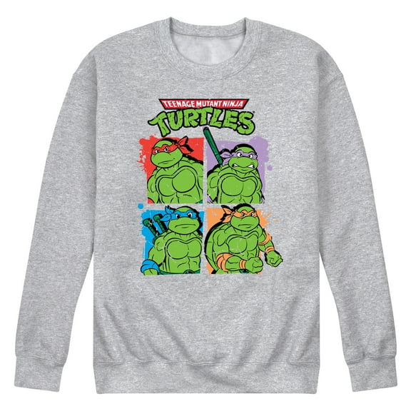 Teenage Mutant Ninja Turtles - Street Grid - Men's Crew Neck Fleece Pullover