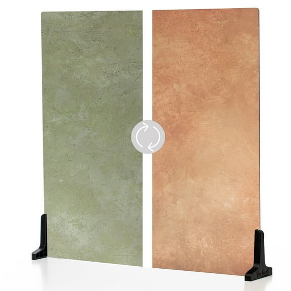 V-FLAT WORLD Duo Board - 24x24" Double Sided Surface Board, French Clay/Terracotta Blush