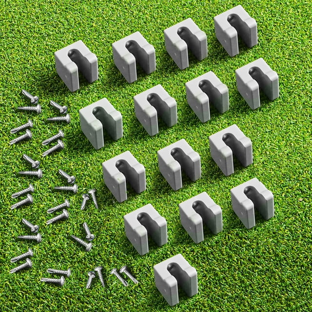 Golf Club Organizer Holder Rack 15pcs, Golf Club Hanger Mount for Wall Display,Garage Putters Grip up Type 10mm 15mm 10mm