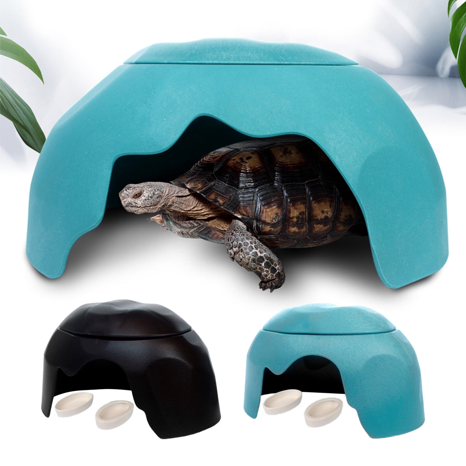 shenmeida 1 Set Reptile Hides Humidification Cave, A Damp Hideout, Suitable for Bearded Dragons Lizards Leopard Gecko Spiders Turtles and Snakes