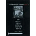 thumbnail image 2 of 2000 Quotes from Hitler's 1000-Year Reich: ... Thank God That Sow's Gone to the Butcher ... (Hardcover), 2 of 2