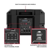 ION Audio Total PA Quake - 15 PA Speaker with Wireless Microphone