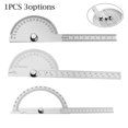 thumbnail image 4 of 180 Degree Protractor Metal Angle Finder Goniometer Angle Ruler Stainless Steel Woodworking Tools Rotary Measuring Ruler 100/150, 4 of 5