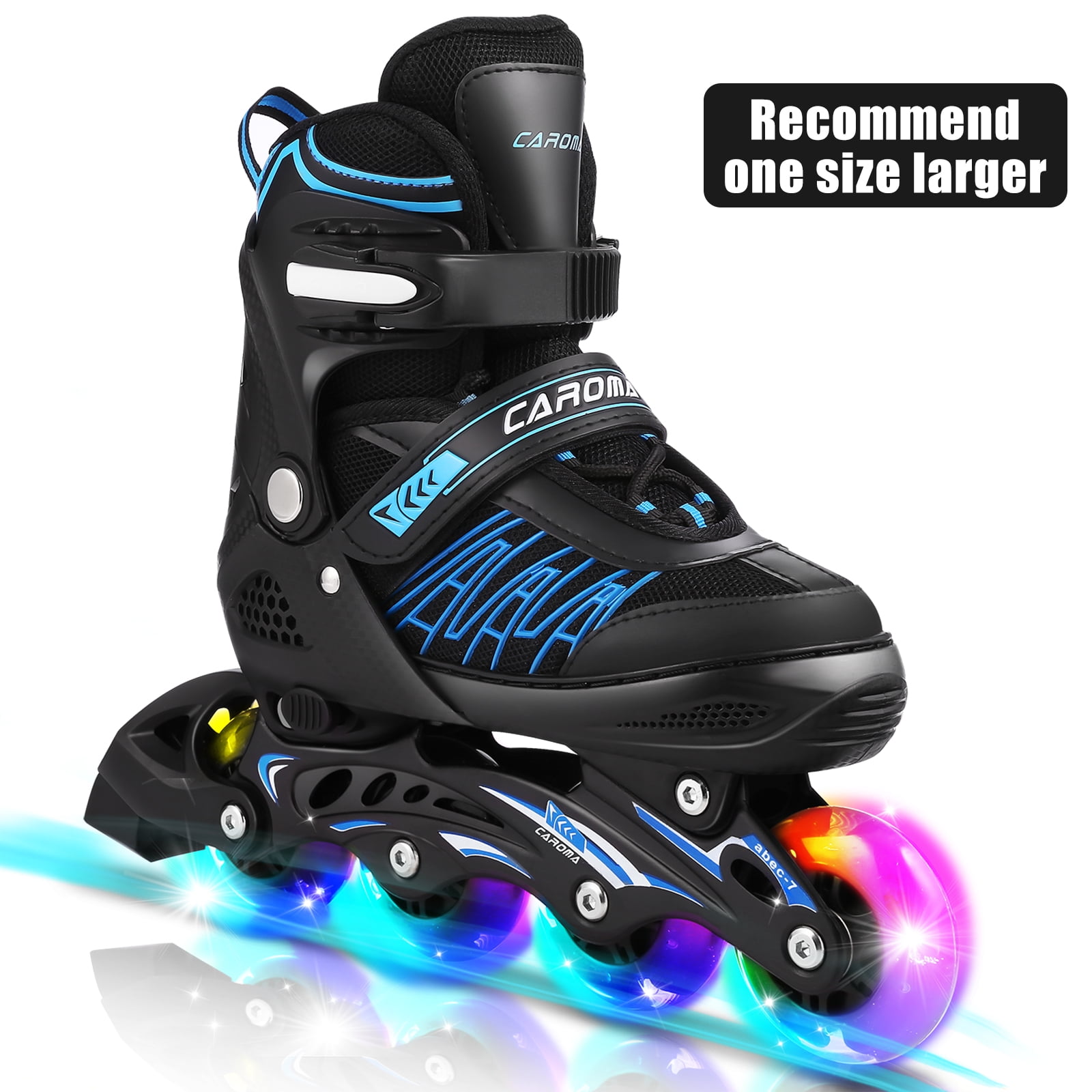Roller Skates Women Outdoor Light Up Skates for Youth and Adults 