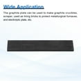 thumbnail image 4 of Rectangle Graphite Block Disk Ingot High Purity Graphite Electrode Plate Sheet 100x20x4mm for Melting Casting Electrolysis, Pack of 2, 4 of 6