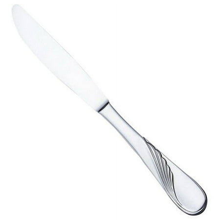 Walco 18/10 Stainless Steel Goddess Heavy Weight Asymmetrical Dinner Knife, 8.81" Length | 12/Box