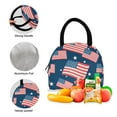 thumbnail image 3 of ALAZA Backpack Set American Flag Stars-s1 Elementary School Bags Student BookBag with Lunch Bag, 3 of 6