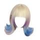 thumbnail image 4 of Peluca de cosplay con 2 clips para mujer, peluca corta , y con degradado para fiestas temáticas, citas, conciertos y carnaval., 4 of 8