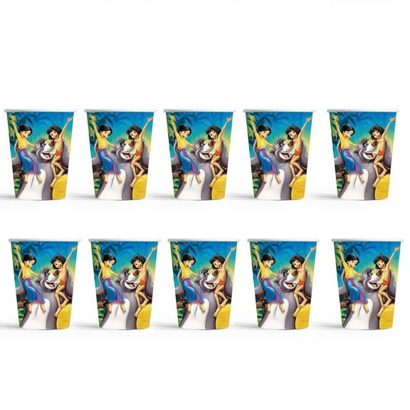 The Jungle Book Party Supplies Cups Birthday Tableware Disposable Paper Mouthwash Drinking Cups