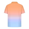 thumbnail image 4 of ZOYOEN Boys Gradient Polo Shirts- Breathable Fashion Short Sleeve Summer Kids Performance Shirts Orange Size 8, 4 of 7