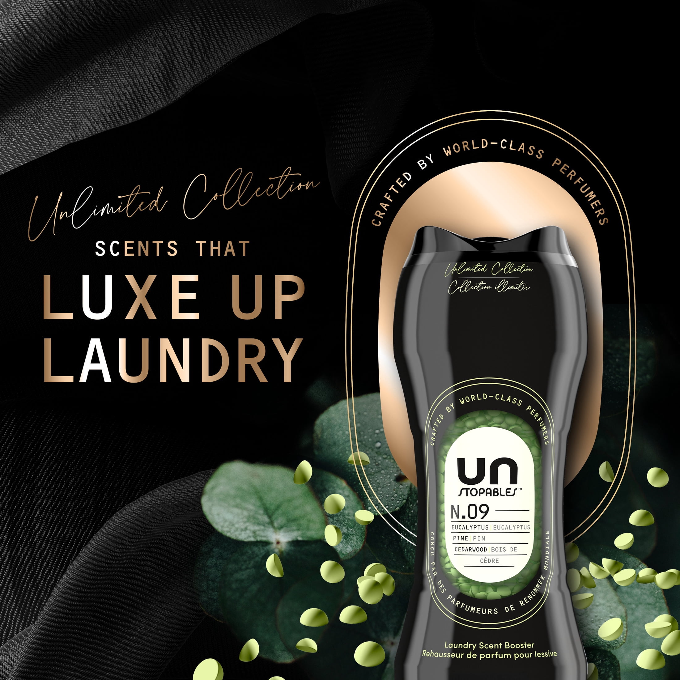 Downy Laundry Scent Beads, Unstopables Unlimited Collection, In-Wash Scent Booster, N.09 Scent, 21.1 oz