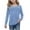 Blue, variant on FUZHIQ Girls Raglan Long Sleeve Turtleneck T-Shirt Girls Pleated Front Long Sleeve Shirts Kids Puffed Soft Cute Casual Crewneck T Shirts Tops Navy,7-8 Years