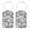 Multi3, variant on RATGON 2 Pack Luggage tag PU Leather with Stainless Steel Loop Stamp Butterfly Travel Trip