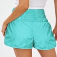 thumbnail image 5 of Tumotour Yoga Shorts For Women Half Shorts Solid Color Casual Pants Elastic High Waist Thin Hot ts Running Workout Gym Shorts, 5 of 7