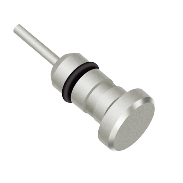 fastboy 3.5 AUX Earphone Interface Phone Audio Dust Stopper Cover Mobile Phone Card Retrieve Card Pin Accessory, Silver