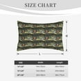 thumbnail image 4 of Yiaed Largemouth Bass Fish Print Brushed Microfiber Envelope Pillowcases, Standard,Envelope Closure Pillow Cases（No pillow core）-16"x24", 4 of 6