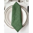 thumbnail image 2 of Cloth Napkins 1 Piece - 20x20 Inches, Dark Green Burlap Texture Washable Reusable Table Napkins, Farmhouse Vintage Green Soft & Absortbent Dining Napkin for Party Wedding Hotel Restaurant, 2 of 8