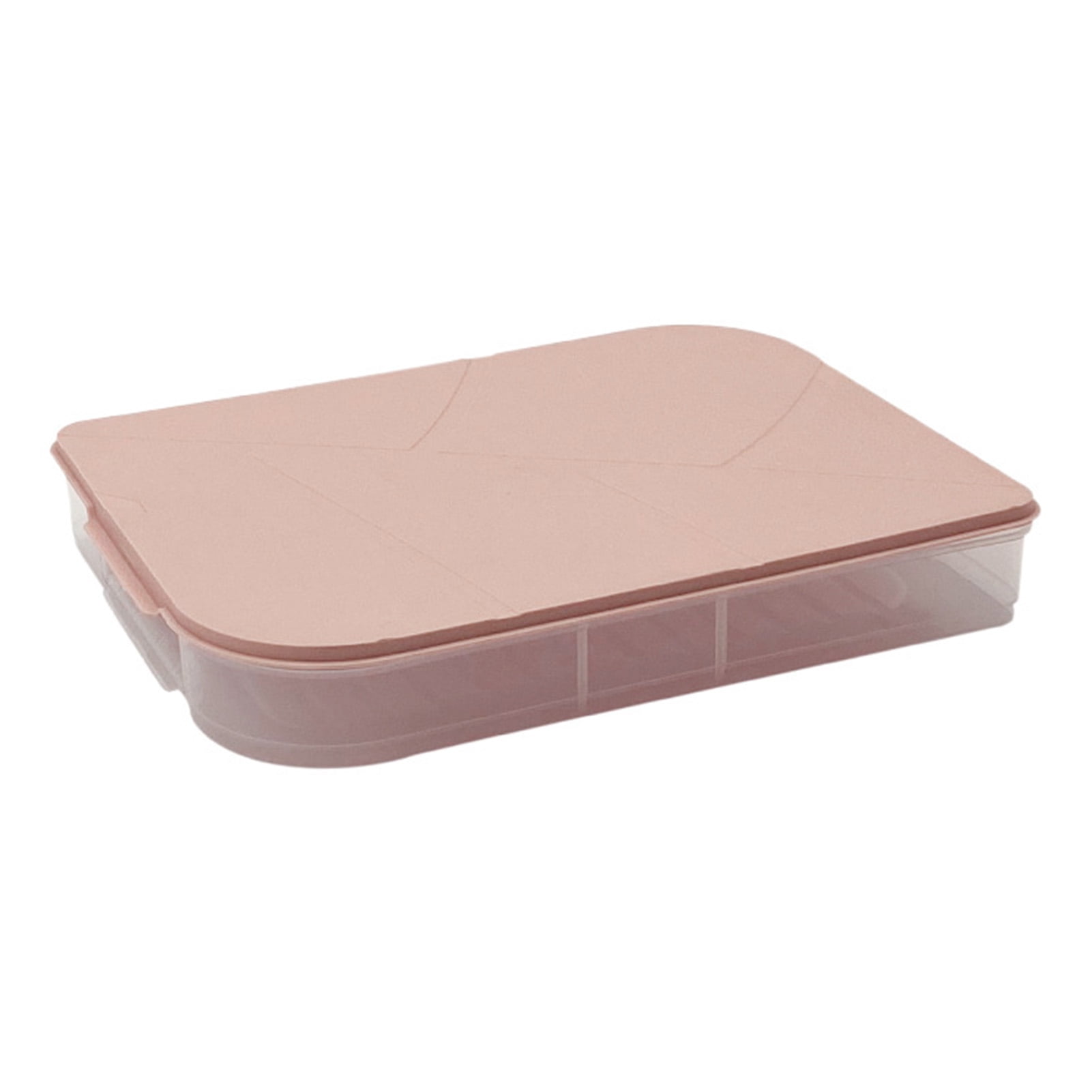 Travelwant Flat Plastic Box for Kitchen for Kitchen&Refrigerator  Organization, Transparent Food Storage Container for Kitchen, Fridge,  Freezer