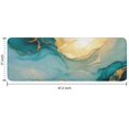 thumbnail image 7 of Blue Gold Marble Pattern Kitchen Rug Mat,Kitchen Runner Rugs Non Skid Washable,Decorative Kitchen Floor Mats for Kitchen,Sink,Laundry,17"x47.2", 7 of 7