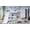 white, variant on Bellemave Twin Size Bunk Bed with Basketball Hoop, Climbing Wall, Slide & Bookshelves, Black