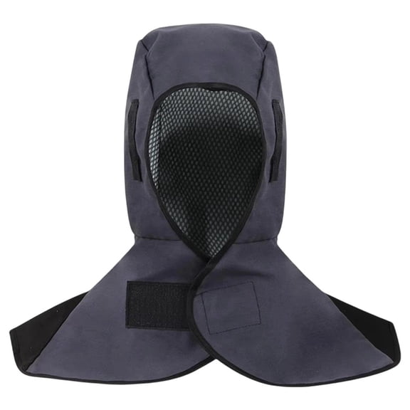 vlrwzc Welding Hood, Flame-Retardant Protective Welding Cap with Neck Shoulder Drape, Adjustable Head Protection for Men & Women