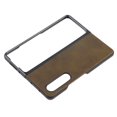 thumbnail image 2 of Étui en Cuir pour Téléphone, Protection Complète Anti-Rayures Étui Rigide Antichoc pour Z Fold 3 Noir, Rouge, Bleu, Vert Militaire, Marron, 2 of 8