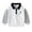 White, variant on Tiijoy Toddler Boys Striped Long Sleeve Polo Shirt School Uniform Versatile Shirt, Sizes 3-4