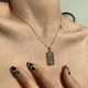 thumbnail image 1 of Collar de clavícula de acero de titanio de 12 constelaciones para mujer, collar de etiqueta chapado en oro de acero de titanio de nicho de lujo ligero para mujer, cadena de tarot, 1 of 5