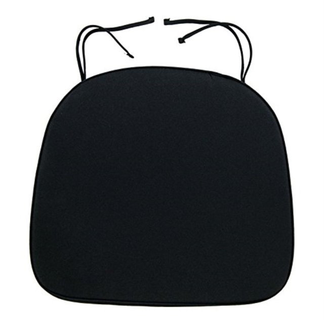 Cojines para sillas de comedor modernas LeisureMod LeisureMod CAC16BLV