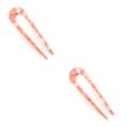 thumbnail image 2 of Wisewang Pinces à Cheveux Multicolores Simplicité Accessoires de Cheveux Support DIY Mode Rétro Bijou Cadeau en Forme de U Couvre-Chef Rouge Melon D\'eau 2Ensemble, 2 of 6