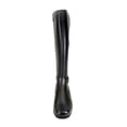 thumbnail image 5 of PEERAGE Gillian Women Extra Wide Width Wide Calf Water Resistant Leather Riding Boots BLACK 9, 5 of 7